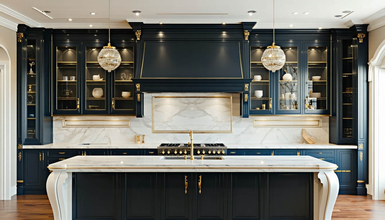 Luxurious kitchen cabinets with Everluxe design